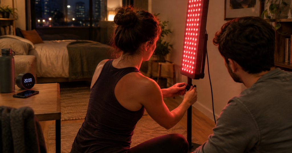 How to Fit a Red Light Therapy Panel Into a Studio Apartment